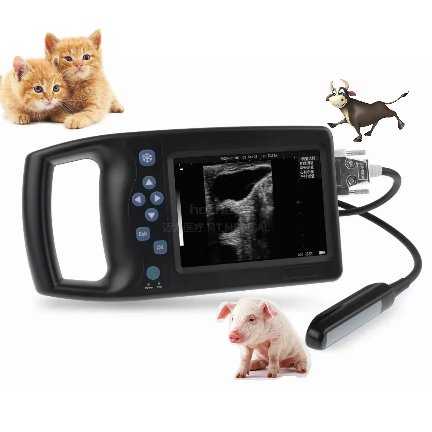 Good Price Veterinary Equipment Portable Ultrasound Doppler Machine For Animal cow Digital Vet Doppler Ultrasound