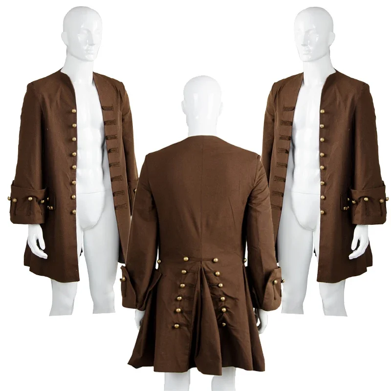 Captain Jack cosplay meter cosplay costume trench coat jacket only for adult men