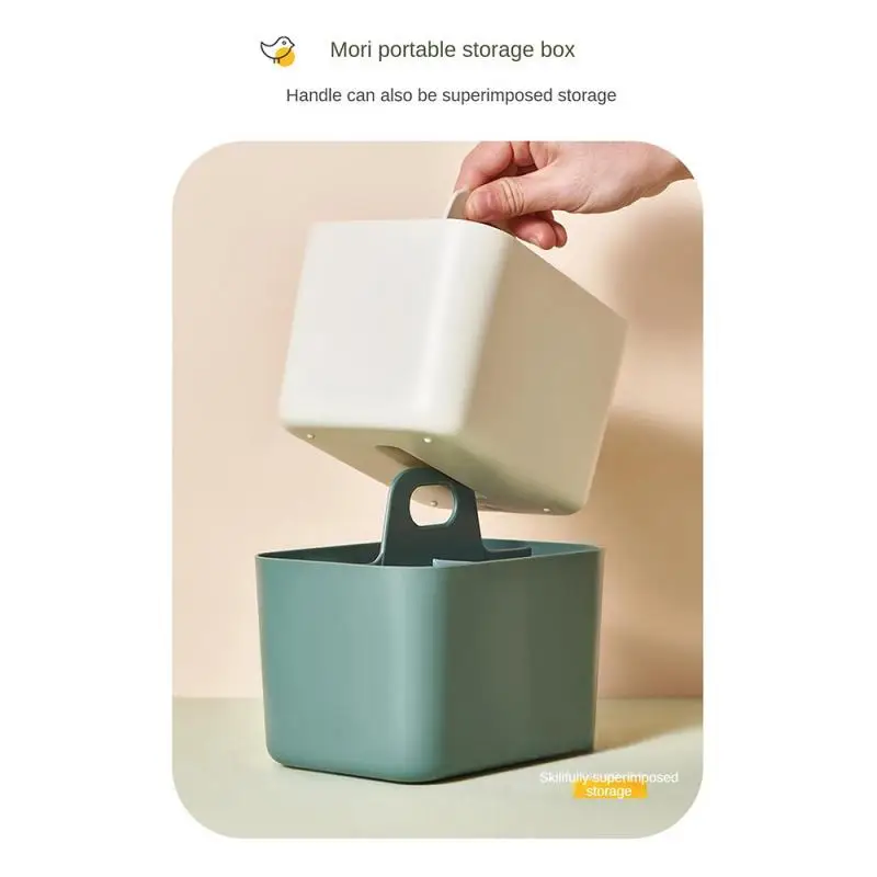 Hand Box Portable Strong Plastic Nordic Style For Women Cosmetic Box Beautiful Comfortable Ps For Kitchen Bathroom Snack Box