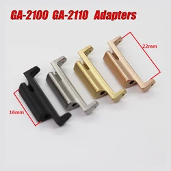 22mm Width Stainless Steel Connector Adapter for Casioak GA2100 DW-5600 Quick 16mm Refit GA-110/100/120 GD-100 Watch Accessories