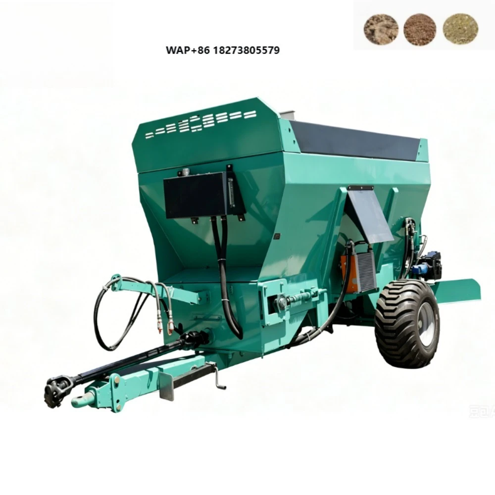 Factory Supply Lawn Fertilizer Spreader Small Tractor Mounted Manure Spreader for Sale