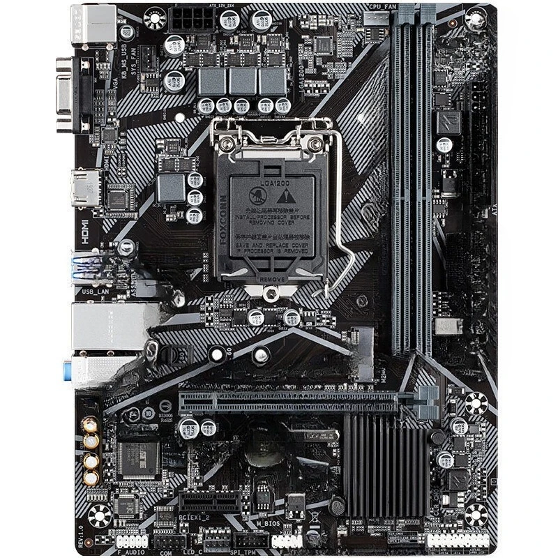 Main board H410M-H v2 desktop computer main board for Intel 10th generation CPU i3 10100
