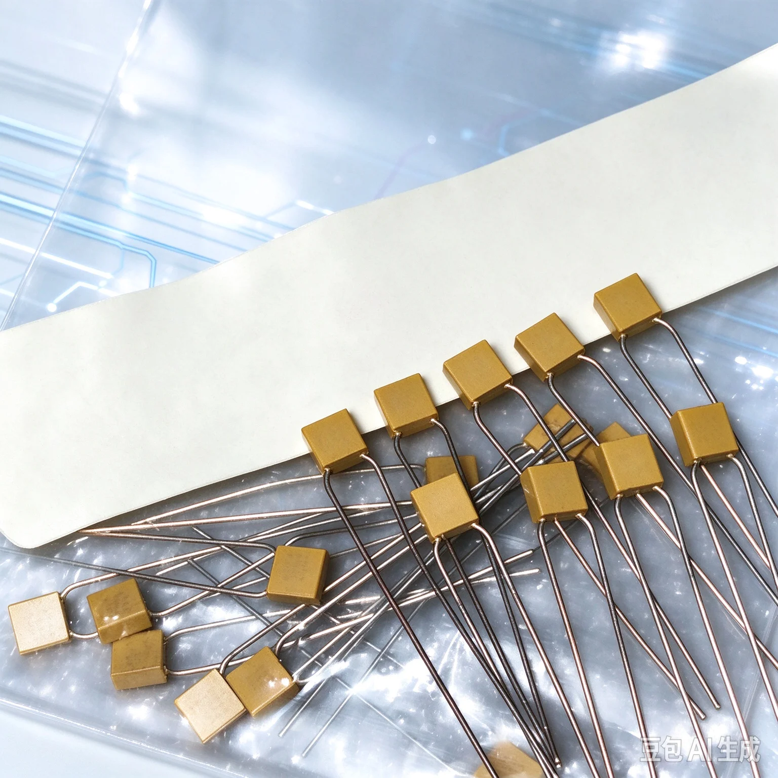 50pcs  Ceramic Capacitor for High Frequency, AVX 0.01UF 100V 103J Copper Lead High Temp