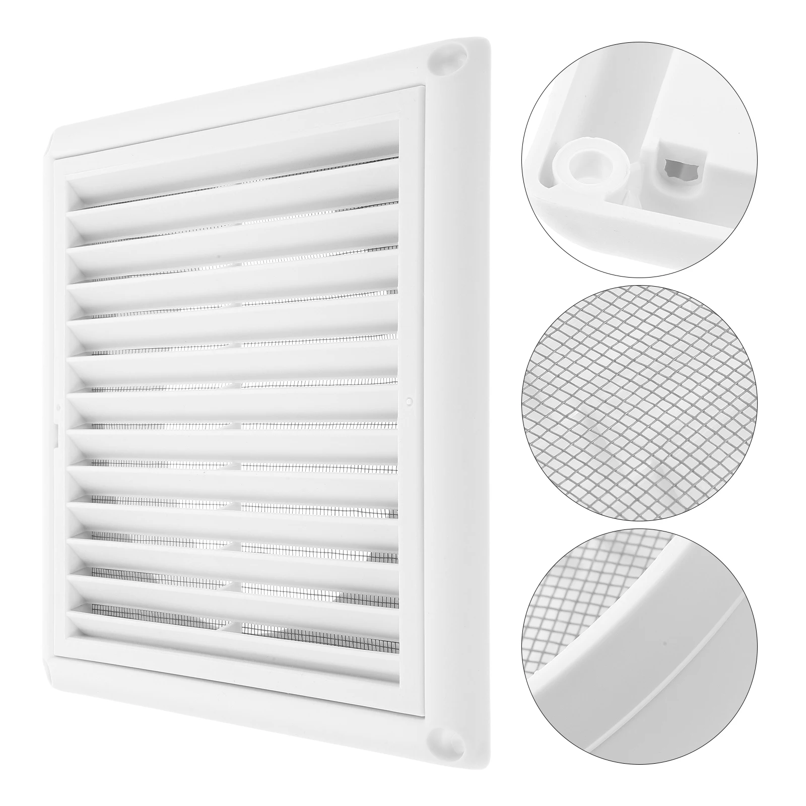 

Adjustable Conditioner Exhaust Cover Plastic for Wall Ceiling Floor Durable Fade Resistant Crack Proof Heat Protection Good