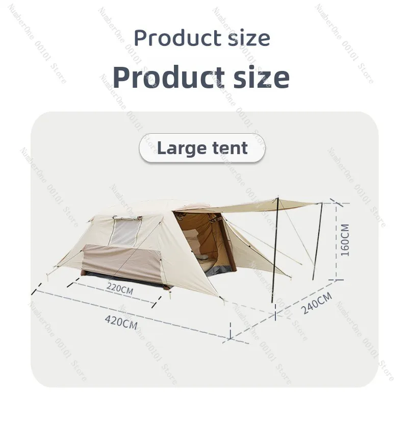 Outdoor automatic inflatable tent, camping tour camping