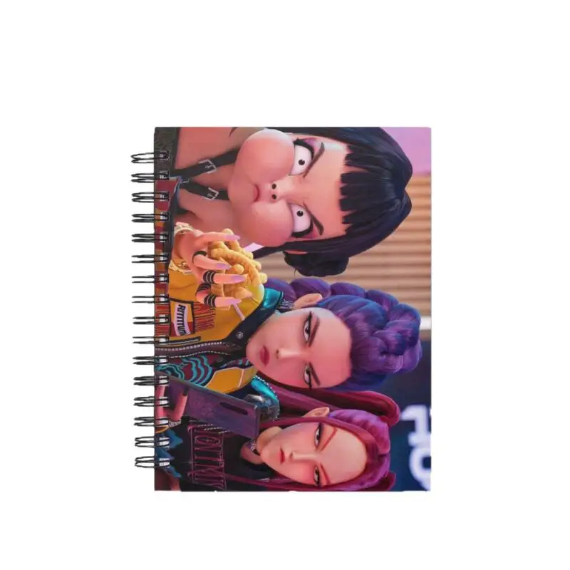 A6/50 Pagina Demon Hunters Anime Cartoon Kpop Coil Notebook Rumi Mira Zoey Verdikte Student Dagboek Hand Grootboek schoolbenodigdheden Gift