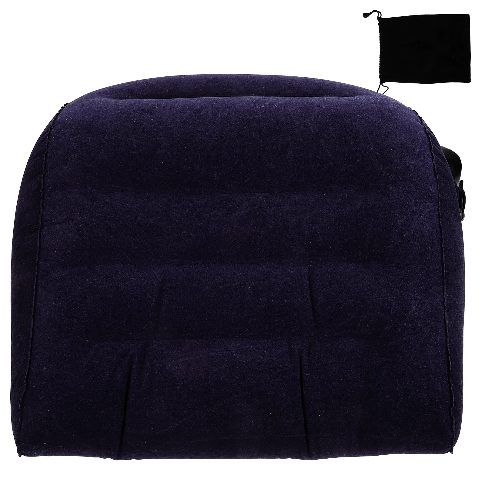 

Seat Inflatable Office Travel Car Chaise Lounge Chair Lumbar Support Pvc Flocking Support for Chair Desk Back