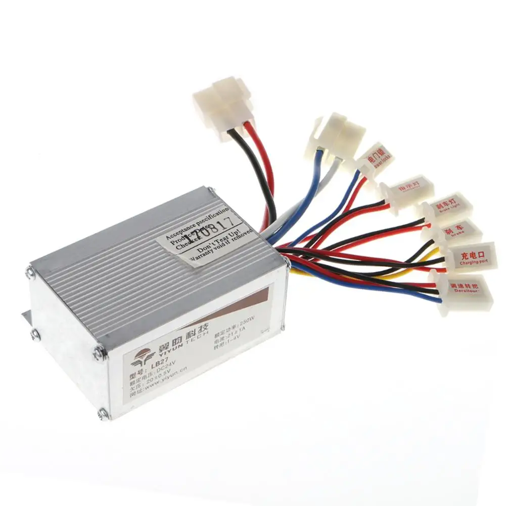 

24V 250W Motor Speed Brush Controller For Electric Bicycle Bike Scooter Electric Bicycle Accessories