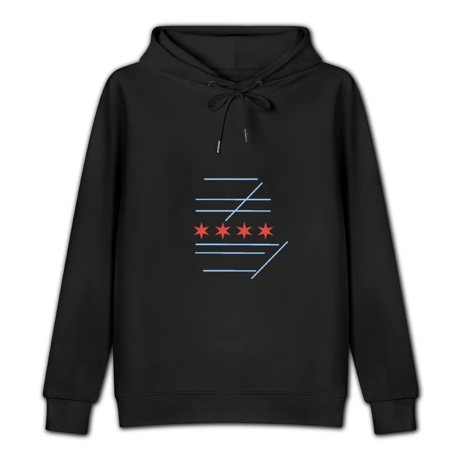 KORD Runway Map Chicago Flag Pullover Hoodie autumn men's autumn clothes men wear men clothes hoodie