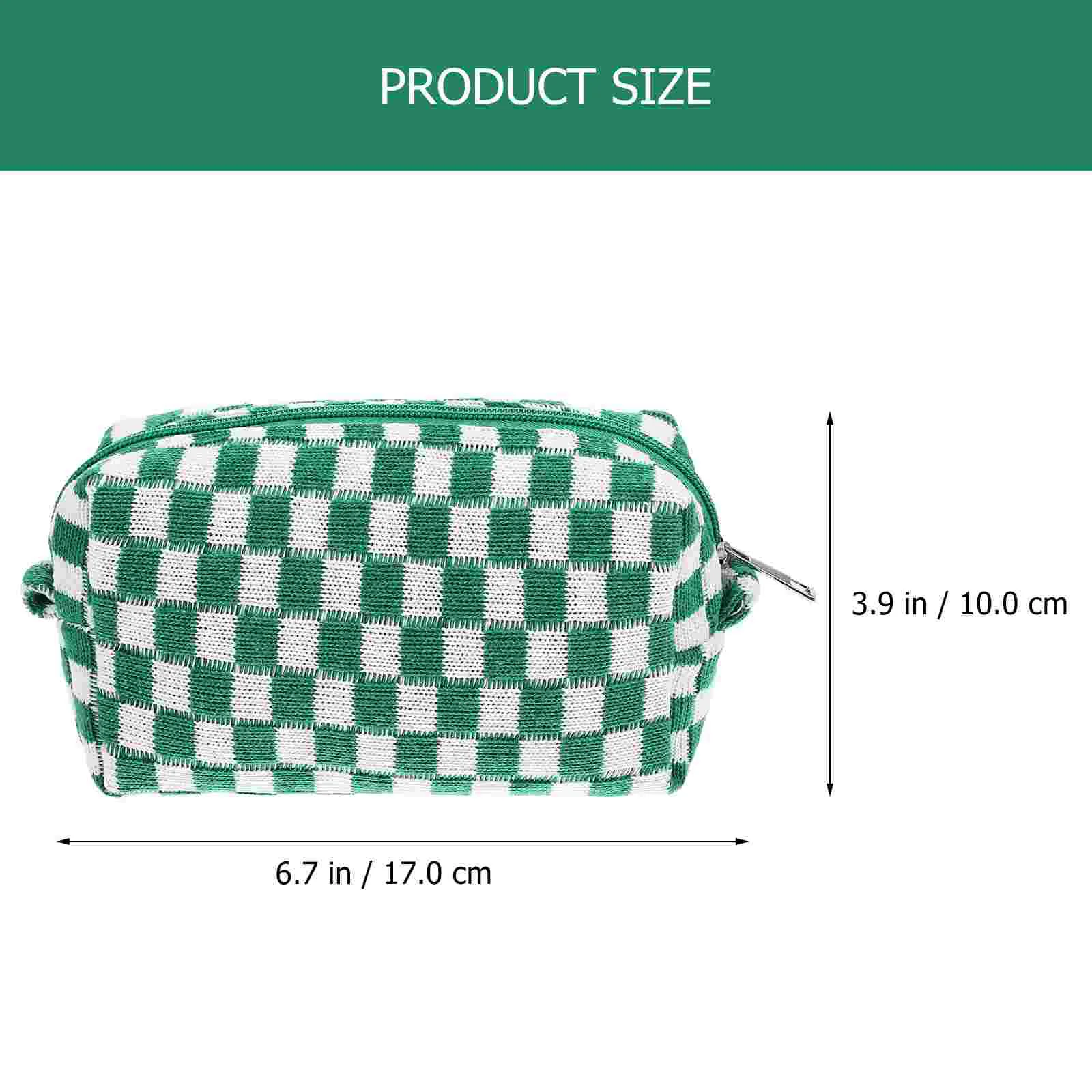 Storage Bag Miss Toiletry for Men Aesthetic Make up Cloth Toiletrie Checkered Makeup