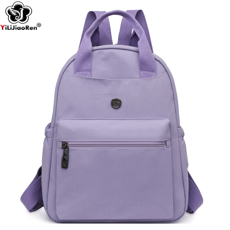 

Fashion Daypack Women Waterproof Nylon Backpack Ladies Laptop Bag Large Capacity School Bag for Girl Lightweight Travel Knapsack