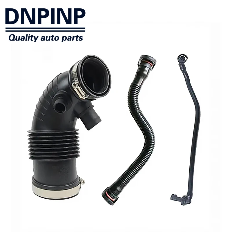 

Air Duct Filtered Pipe Air Intake Hose With Steel Ring For BMW F20 F21 F30 11157608144 11157614690 13717597586