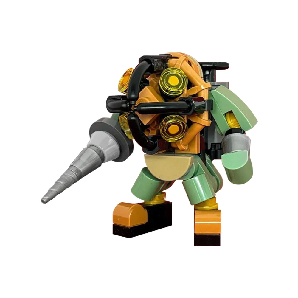 

BioShock Games Big Daddy ActionRobot Model strong protector for littlesister building blocks bricks Moc kids toys children gifts