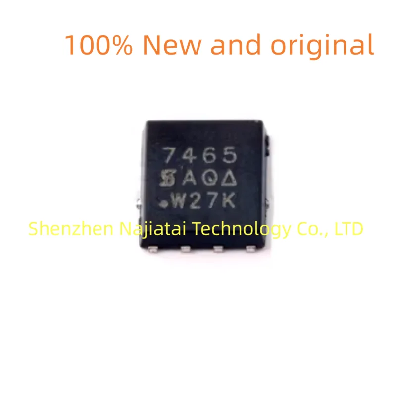 

10PCS/LOT 100% New Original SI7465DP-T1-E3 SI7465DP-T1 SI7465DP 7465 QFN8 IC Chip