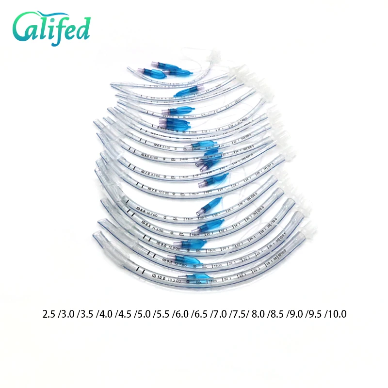 

Califed Endotracheal Tube Disposable PVC Sterile Oral Nasal Endotracheal Tube All Sizes Tracheal Tube with Cuff Wholesale