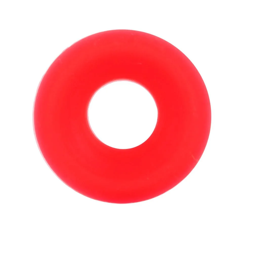 25pcs Convenient Red Bottle Cap Gasket Silicone Leakproof Design Flip Top Gasket Swing Top Bottle Seal Home Brew