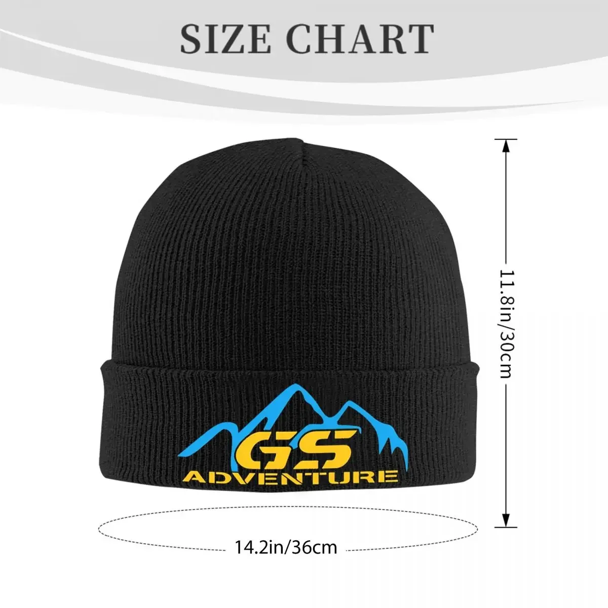 Gs Adventure Graphics Brands Knit Hat Beanie Winter Hats Warm Hip-hop Motorcycle Moto Ride Caps for Men Women Gifts