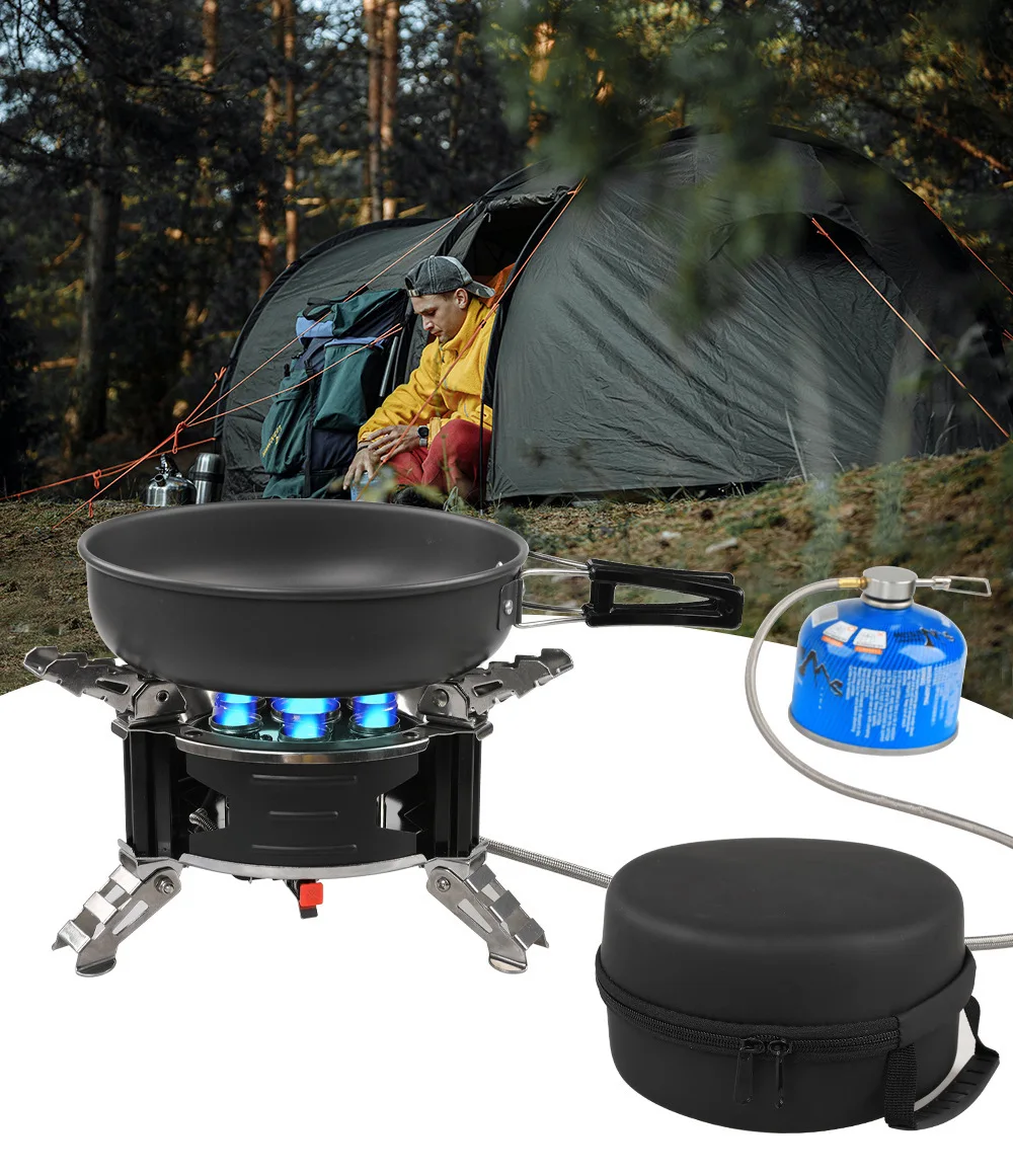 Vendita calda Fornelli a gas pieghevoli da campeggio all'aperto Fornello da campeggio pieghevole
