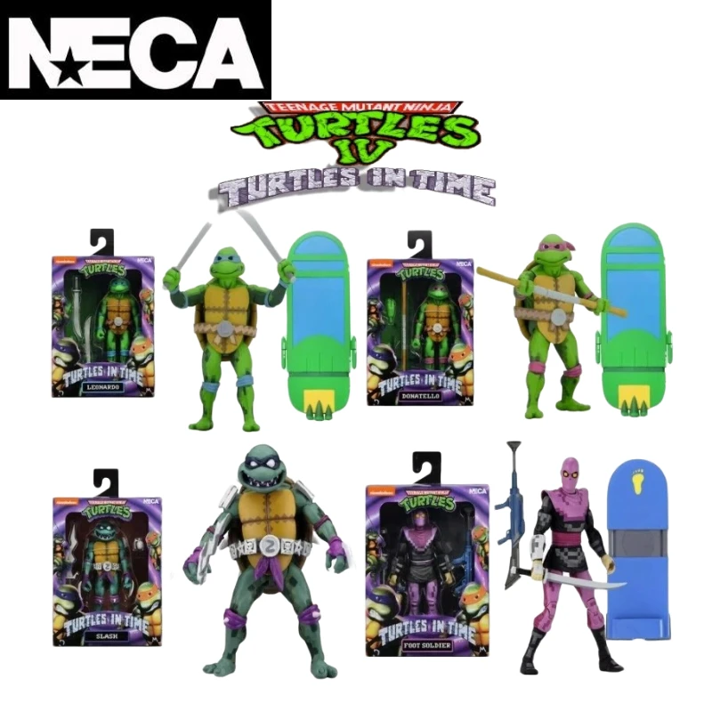 In Stock NECA Ninja Turtle Game Version of Bad Turtle Bigfoot The First Genuine Hand-made Model for Boys To Collect Toys