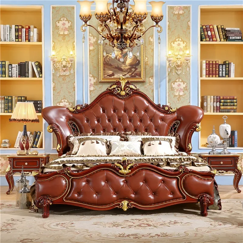 Reception Luxury Double Bed Frame Headboard Modern Queen Bed Frame Bedroom Twin Under Sleeping Study Beliche Trendy Furniture