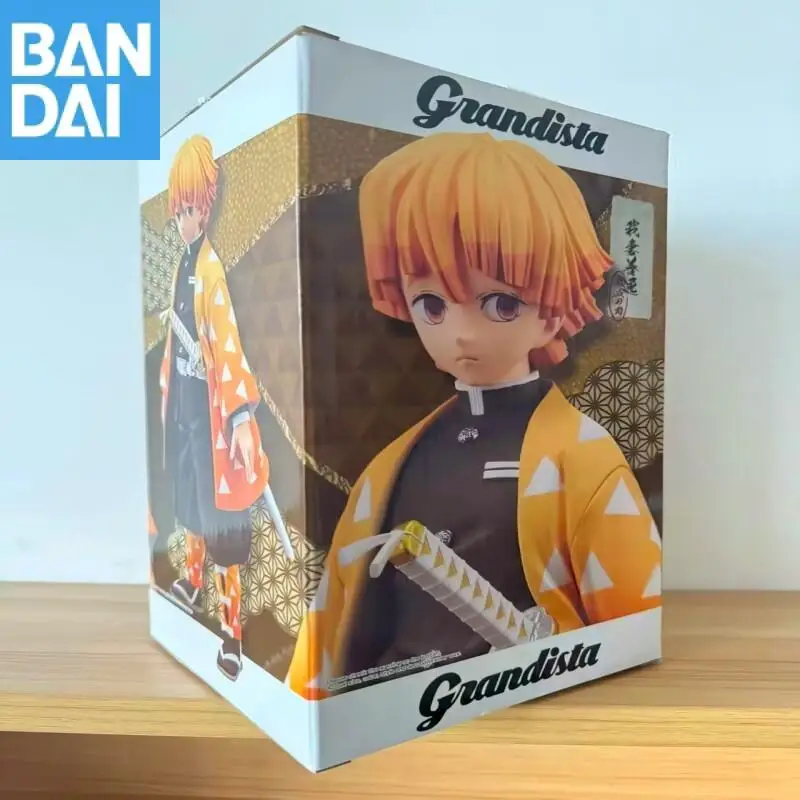 

Bandai Original Banpresto Demon Slayer Grandista Collection Agatsuma Zenitsu Anime Action Figurine Model Collectible Gift Toy
