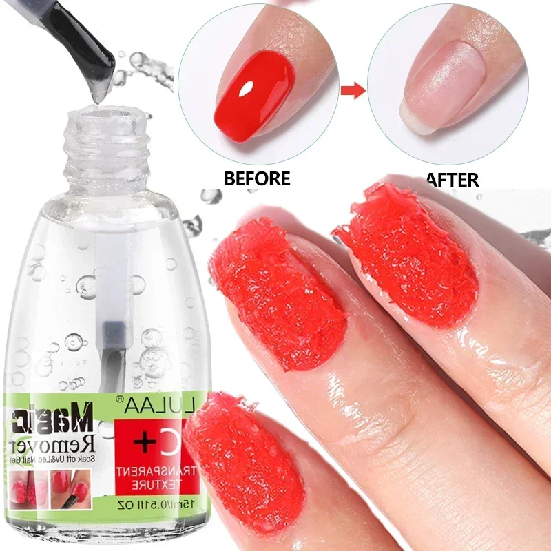 15ML Remover Gel 3-5 Mins Fast Remover Magic Refill Package Nail Gel Polish Aasily Convenient Nails Liquid Cleaner Nail Art Tool