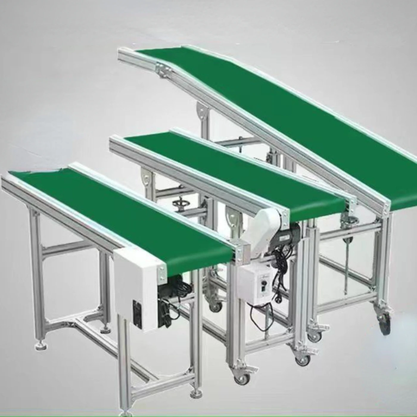 

Assembly line conveyor, small conveyor belt, injection molding machine, pull wire lifting dock, climbing conveyor, conveyor belt