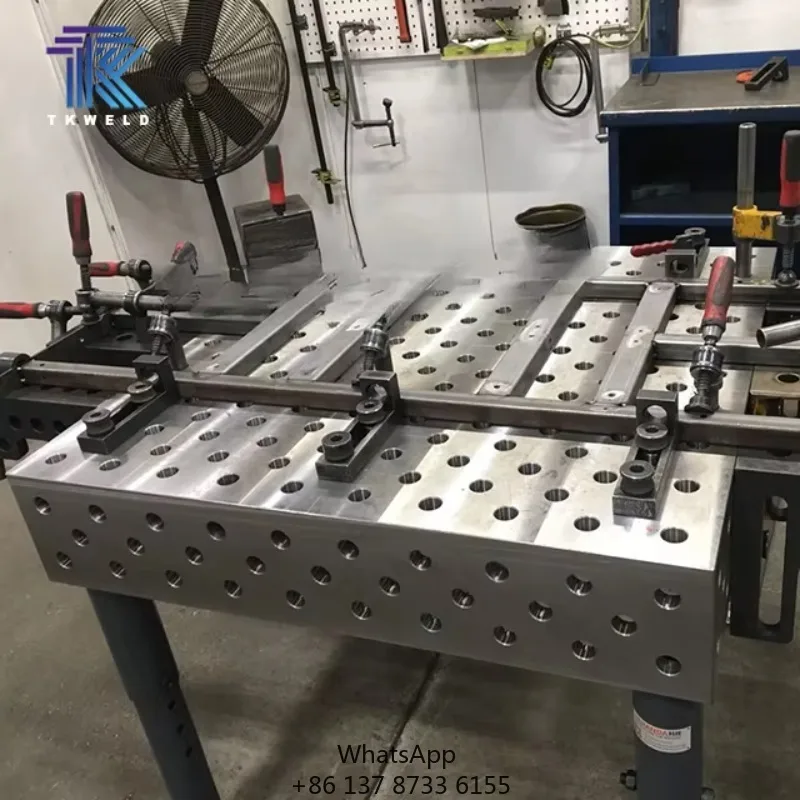 Factory CE Certified Steel Welding Tools D16 D28 2D 3D 3000*1500*200mm Flexible Robot For Construction Farm Industries