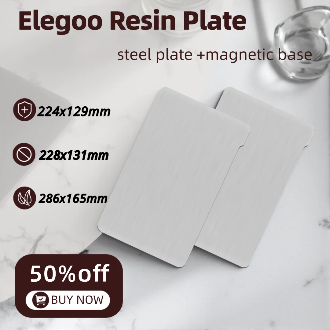 

Гибкий стальной лист ENERGETIC (горячая продажа) размером 224x129/286x165 мм + магнитная основа для Elegoo Saturn 8k/Jupiter SE