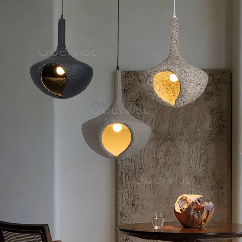 Wabi-sabi Wind Pendant Lamp, High-end Quality Designer, Empty Living Room Lamp, Simple and Fashionable Dining Room Chandelier
