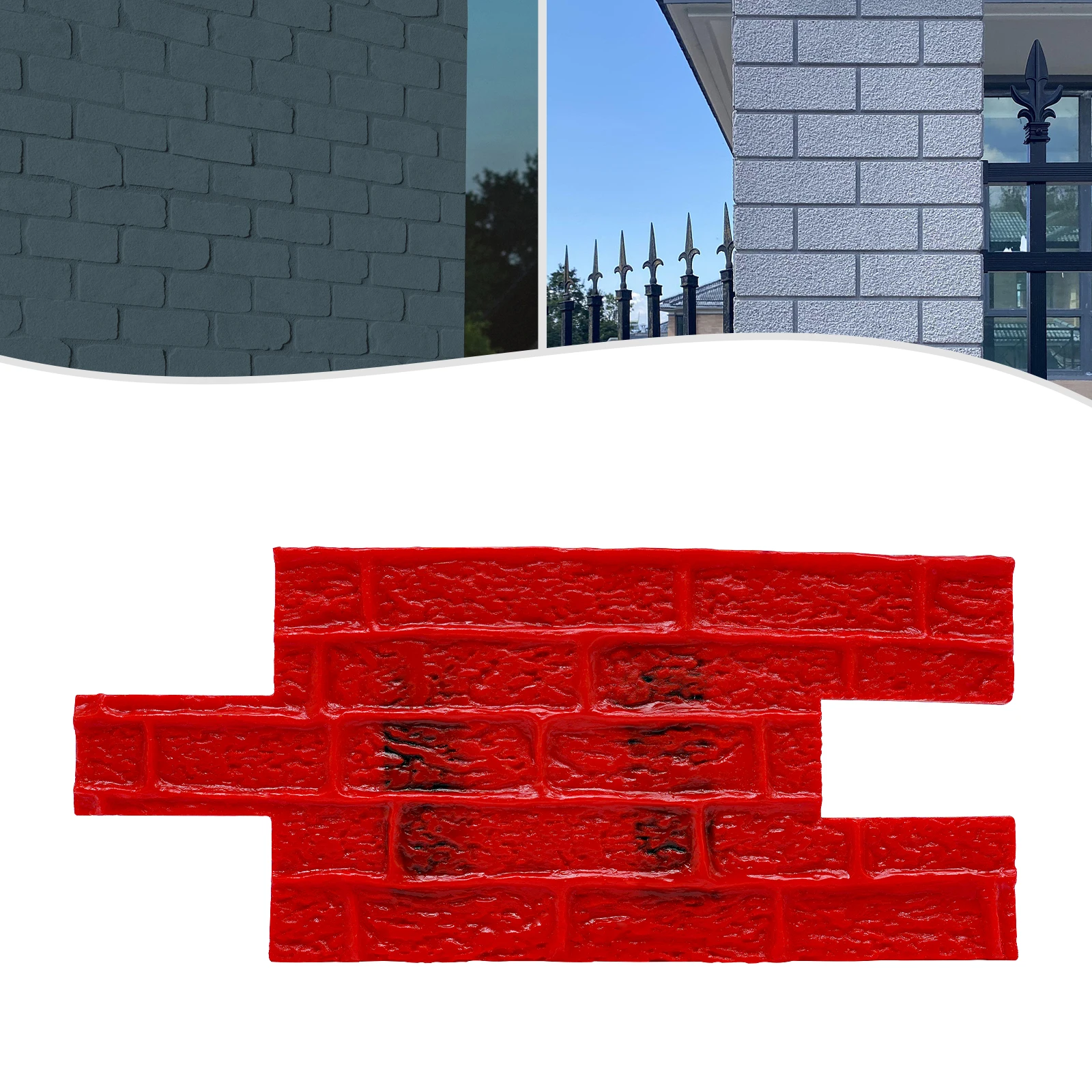 Professional Grade PU Concrete Stamp, DIY Decorative Concrete Texture Mats for Stamped Pattern Finishes, Concrete Stone  Overlay