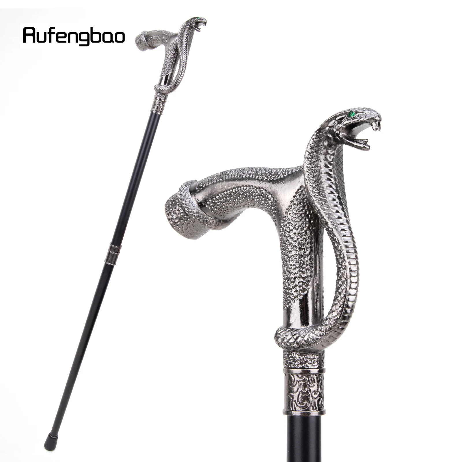 Cobra Head Fashion Walking Stick Decorative Walking Stick Cospaly Vintage Party  Fashionable Walking Cane Crosier 93cm