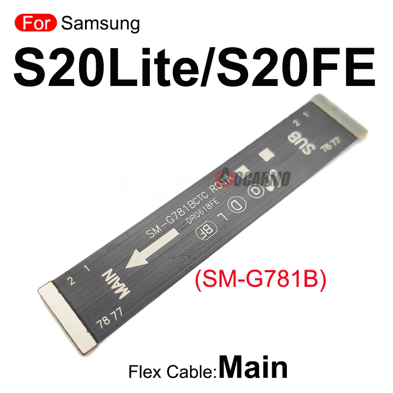 สำหรับ Samsung Galaxy S20 Ultra S20 Plus S20Lite S20FE S21 Wi-Fi เสาอากาศสัญญาณหลัก Board Connector LCD เมนบอร์ด Flex Cable