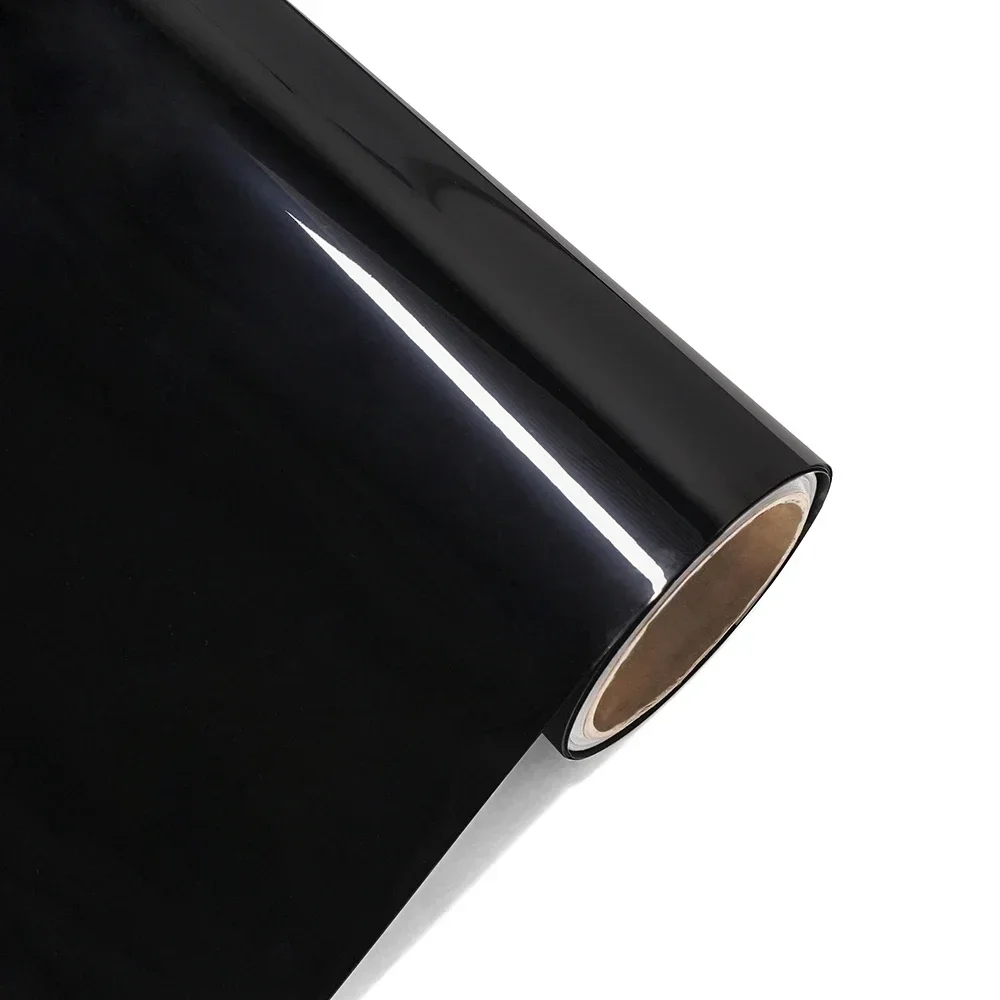 Glossy Black Car Vinyl Wrap Film Personalization Waterproof PVC Car Decoration PET Decal Motorcycle Auto Body Protective Film image 3