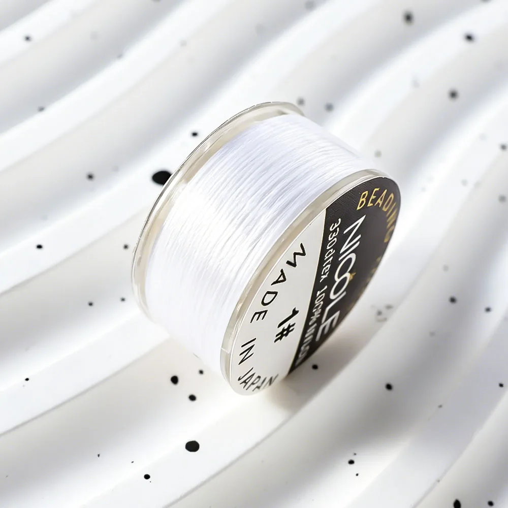 Japanisch importierter 100% Nylon 330 DTEX Perlenfaden, japanischer Perlenfaden, geeignet für DIY-Schmuck mit Rocailles, ca. – Detail 6