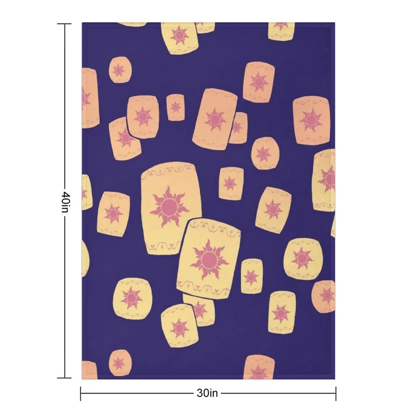 Floating Lanterns Gleam Throw Blanket Giant Sofa Weighted Fashion Sofas Sofa Throw Blankets