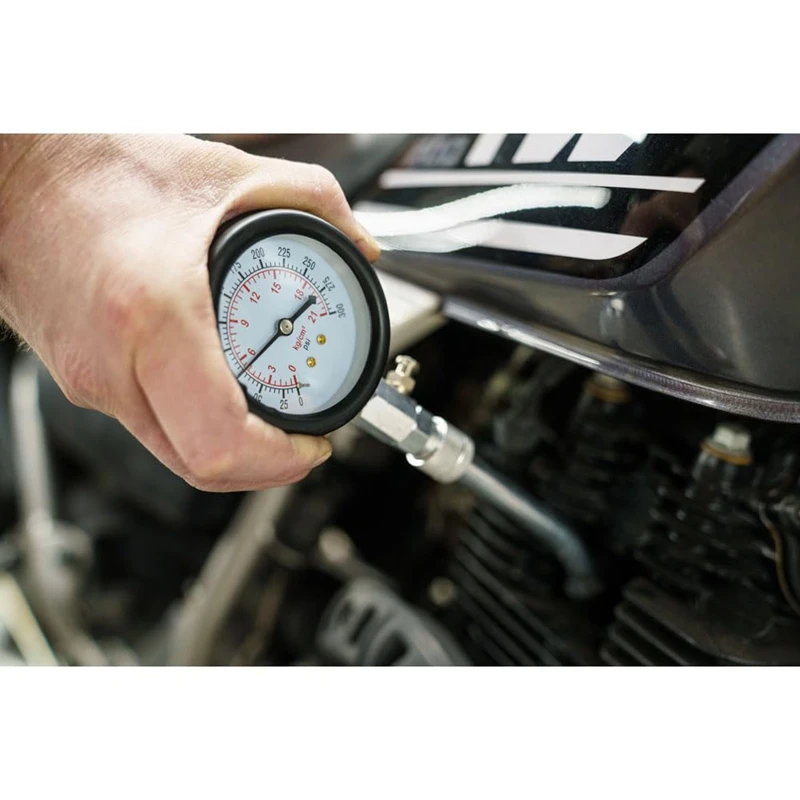 Super Sale Multi-Functional Cylinder Pressure Gauge for Car Repair Tools,Engine Cylinder Pressure 326,Dual-Purpose for Car & Mot