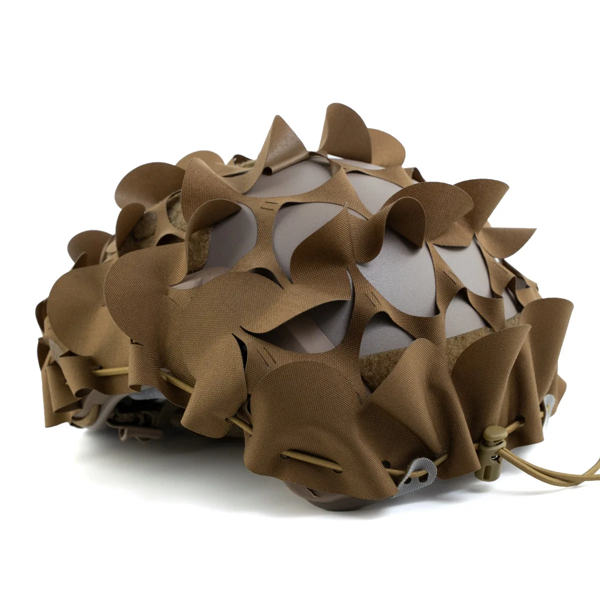 غطاء خوذة تكتيكية مموهة غطاء خوذة سريع قابل للتعديل معدات تكتيكية كرات الطلاء Airsoft تناسب خوذات PJ MH السريعة