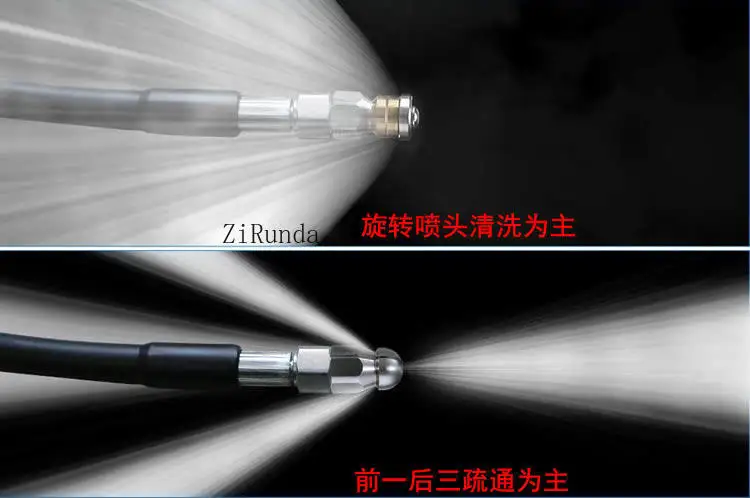 Oczyszczacz odpływów kuchennych, myjka samochodowa, dysza do węża wysokociśnieniowego, mała maszyna do czyszczenia i rozpryszczania zatkanych rur.