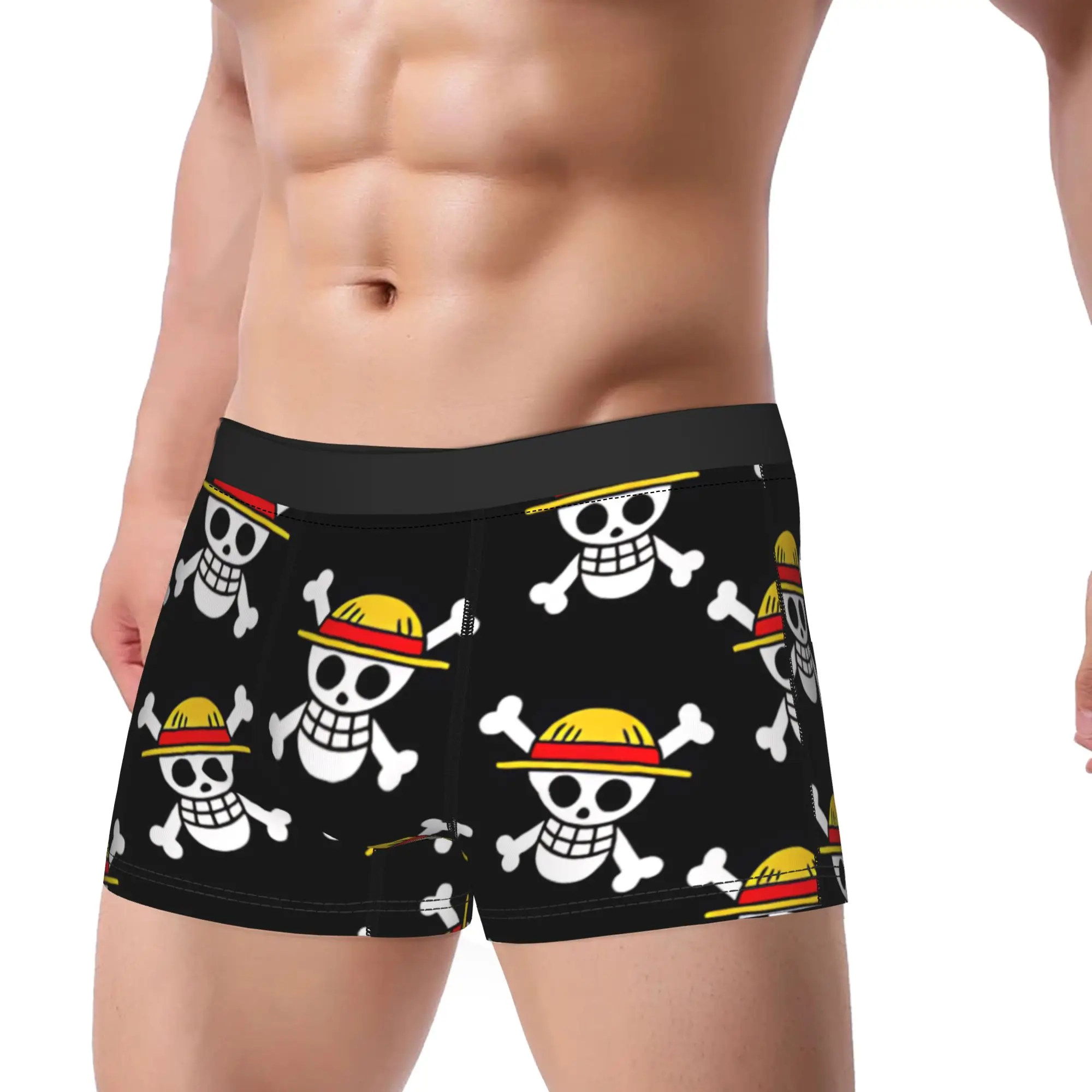 One Piece  Underwear  Men Boxer Brief Soft Trend Boxershorts High Quality Custom DIY Plus Size Underpants