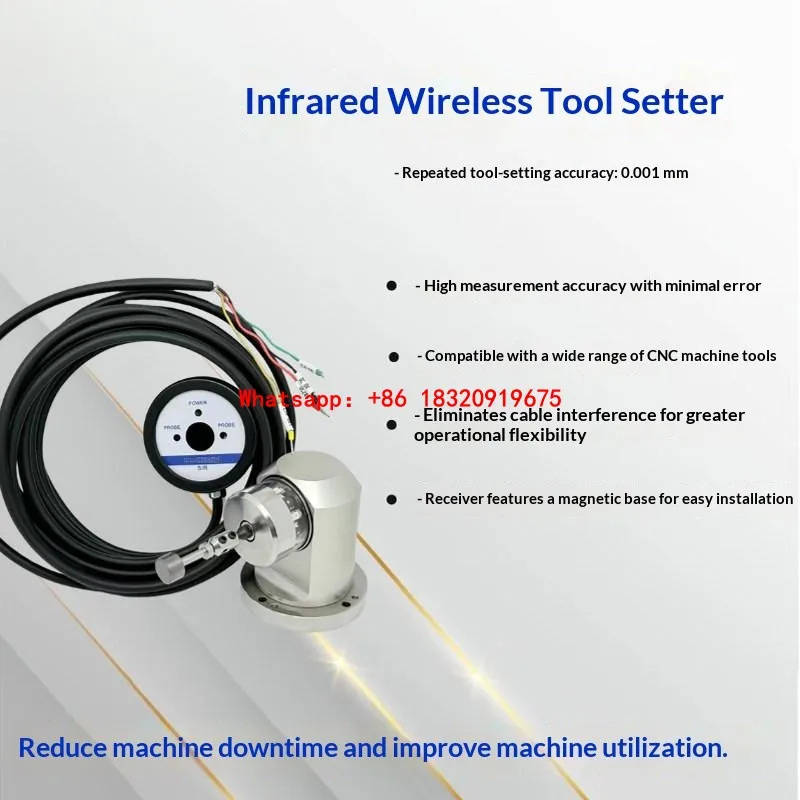 Cyclmotion CNC SOTS 5-Way Tool Setter for Machining Centers Tool Length Diameter Runout Breakage Detection replace Renishaw OTS