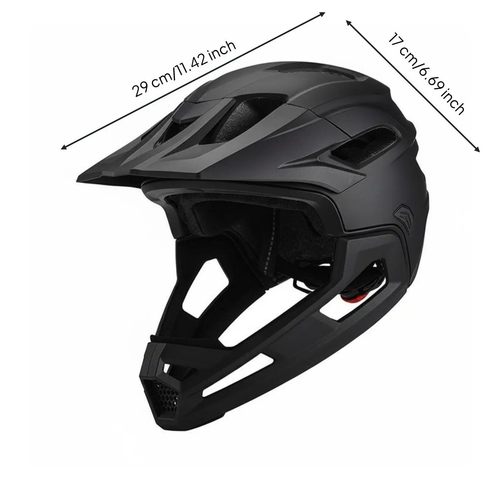 Adult Protective Headgear Modular Ventilation Helmet Full Face Cycling Helmet for Downhill Mountain Terrain