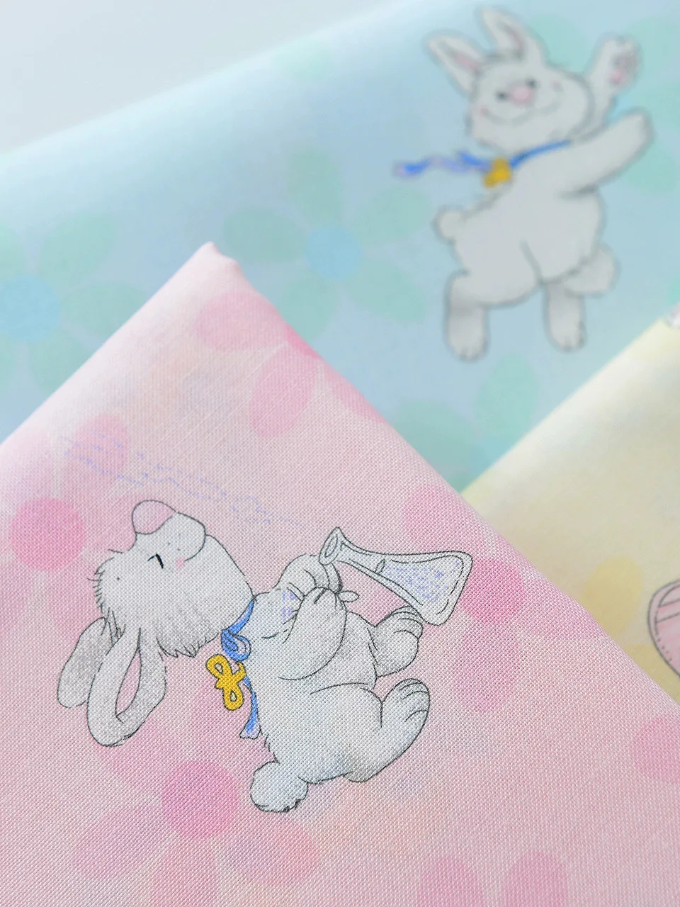 Animal rabbit Print Cotton Fabric For Tissue Sewing Quilting Fabric Needlework Material DIY Handmade Tissue Sewing