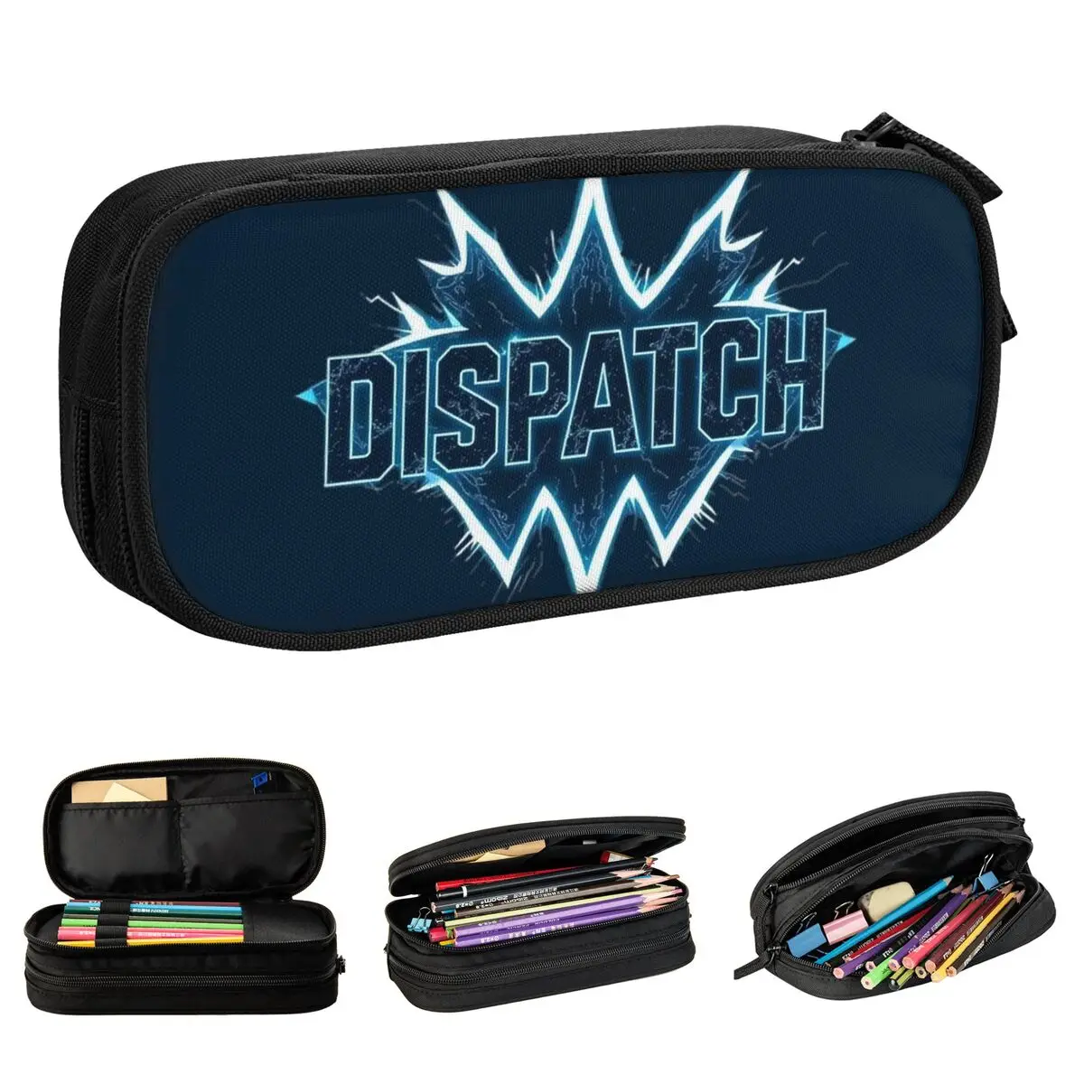 

Пеналы для игр Dispatch, милая сумка для ручек для студентов, большая вместимость, школьные косметические пеналы