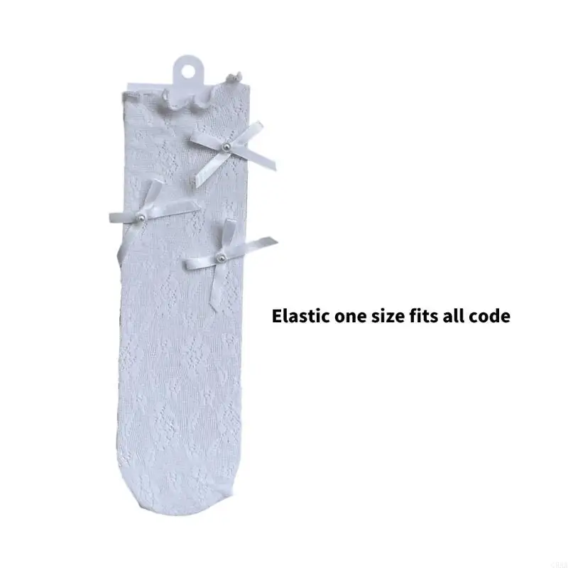 جوارب C5AA عجل الطول للفتيات الرضع الناعم التنفس الجوارب القابلة للتكديس 3-12T الأطفال