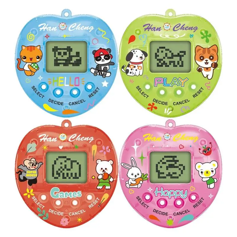 

Digital Pet Keychain Game 168 Virtual Pets In Retro Handheld Game Machine Virtual Electronic Digital Pets Nostalgic Virtual