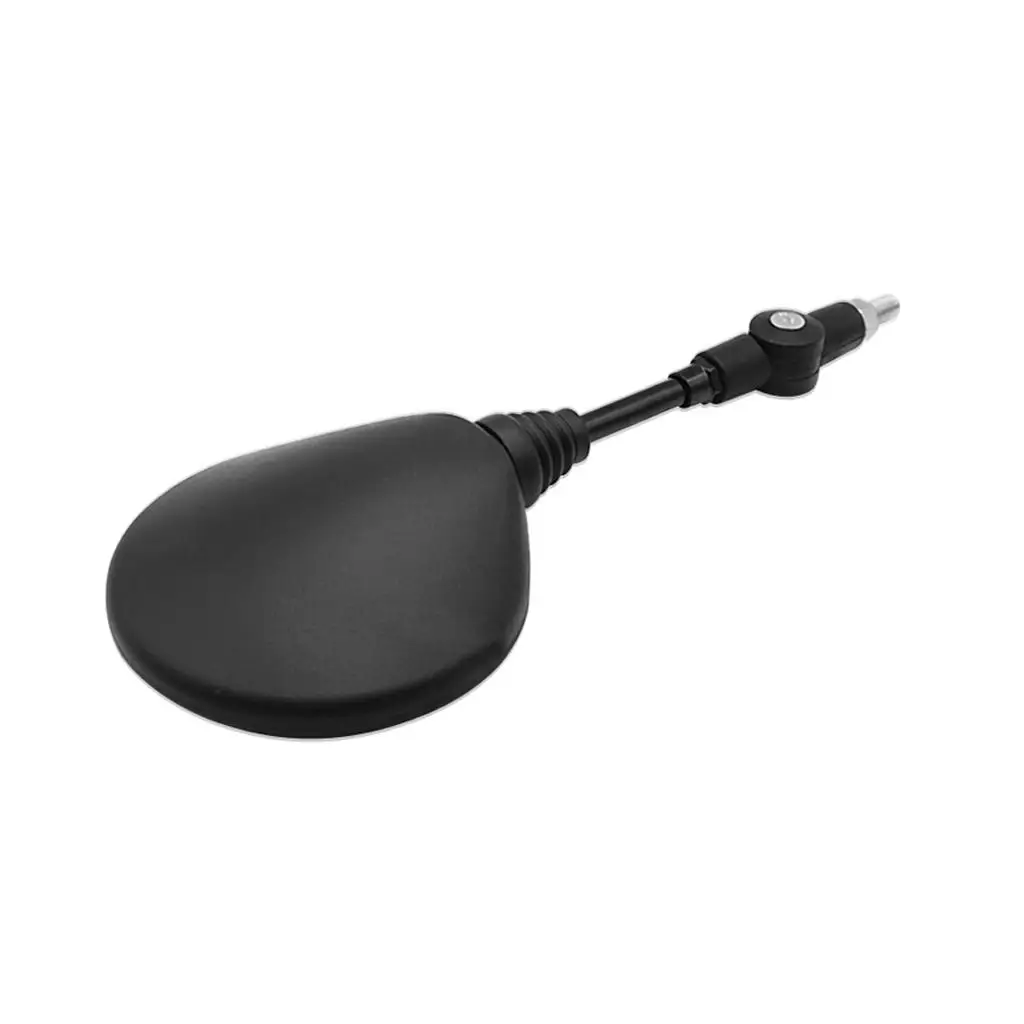 

Universal Motorcycle Handlebar End Mirrors Foldable Round Rear View Adjustable Convex Glass for 10mm Thread Bolts