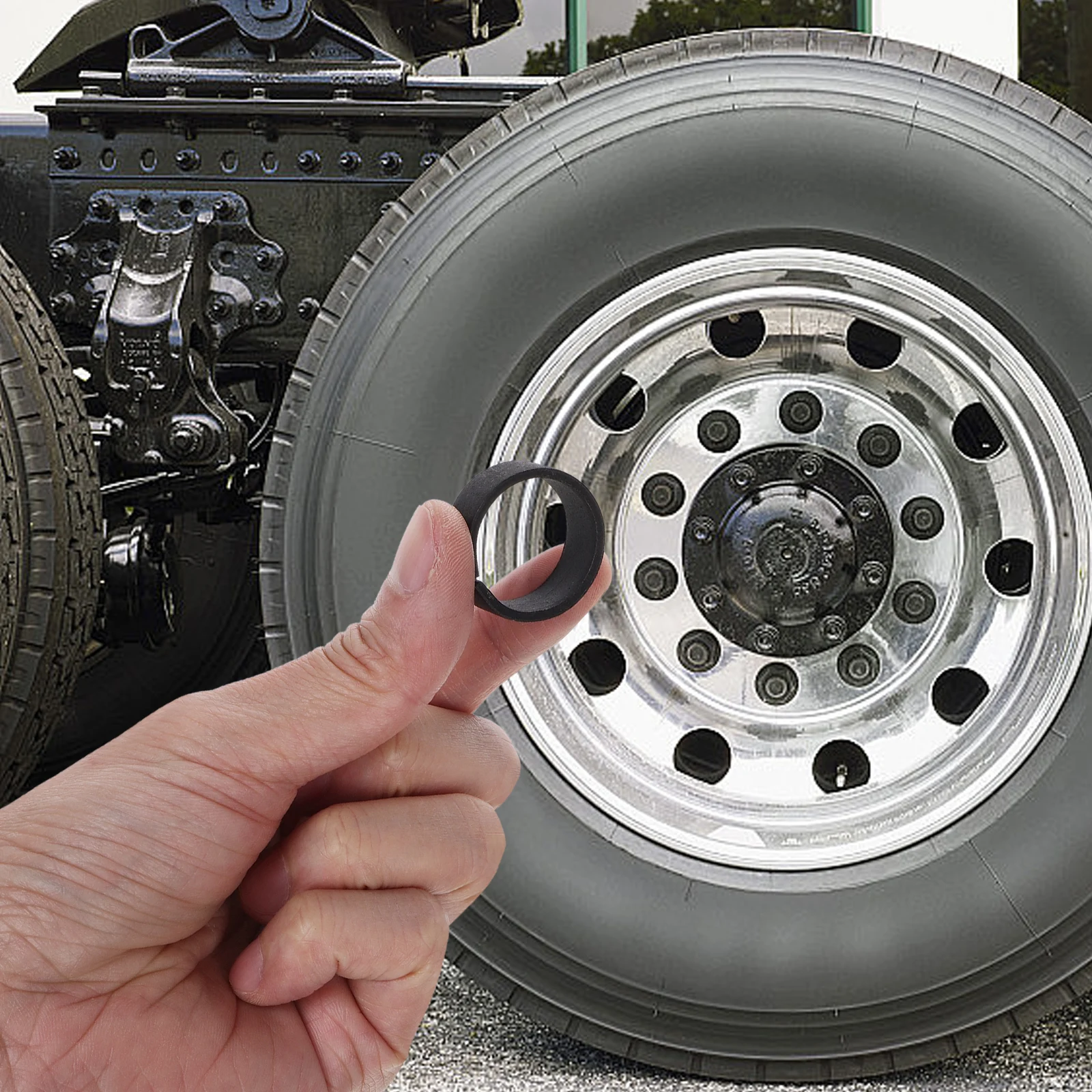 

10pcs Hub Centric Ring For Trucks Buses Wheel Nuts Precision Tire Balance 2.60X2.60X1.10Cm Steel Easy Installation Hub Bore Ring