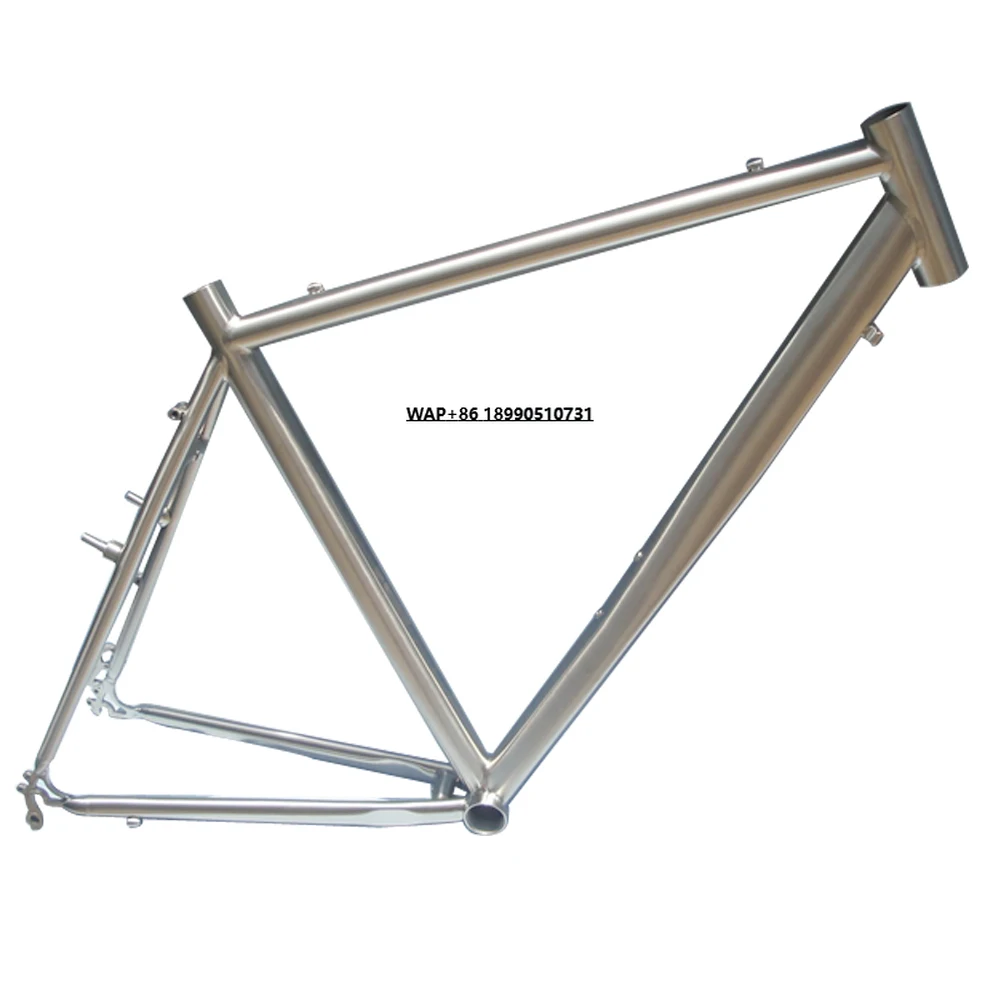 

aero Titanium Cyclocross Bike Frame Titanium Bike Frame Disc