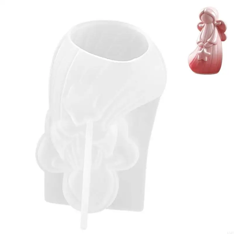 Ergonomic Silicone Ornament Mold Crafting Moulds Angel Heart Perfect for Resin Creations and Unique Gift Making